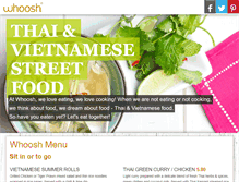 Tablet Screenshot of eatwhoosh.com